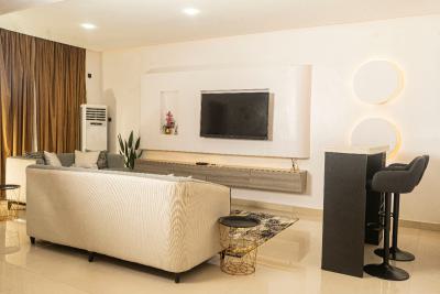 Two Bedroom Beach / Ocean View, New Horizon 2 Estate - Off Coastal Road, Ikate, Lekki, Lagos, Terraced Duplex Short Let