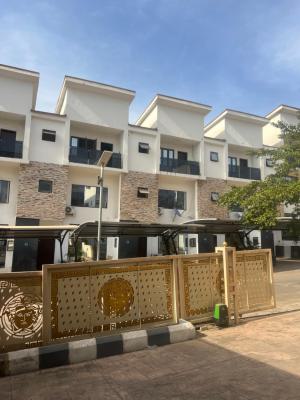Standard 4-bedroom Terrace Duplex with a Room Bq, Guzape District, Abuja, Terraced Duplex for Sale