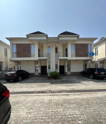 Self Serviced 4-bedroom Semi-detached Duplex with Bq, Ikota, Lekki, Lagos, Semi-detached Duplex for Rent