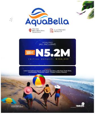 Waterfront Property, Ode-omi, Ibeju Lekki, Lagos, Residential Land for Sale