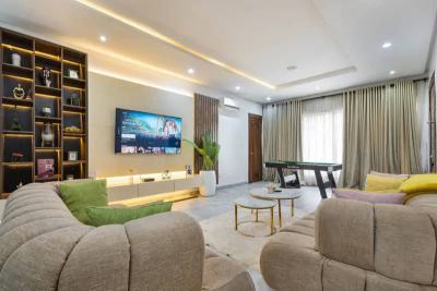 a Luxury Fully Furnished 3 Bedroom Flat, Lekki Phase 1, Lekki, Lagos, House Short Let