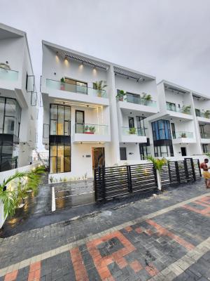 Contemporary 4 Bedroom Semi Detached Duplex with a Bq in a Secured Est, Chevron Toll Gate, Orchid Road, Lekki, Lagos, Semi-detached Duplex for Sale