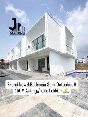 Brand New 4 Bedroom Semi Detached Duplex Home, Ikota, Lekki, Lagos, House for Sale