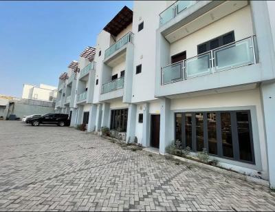 4 Bedroom Terrace Detached Duplex with a Bq Attached, Diplomatic Zone, Guzape District, Abuja, Terraced Duplex for Rent