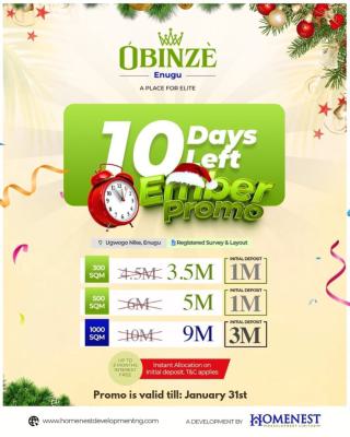 Land, Obinze, Enugu, Enugu, Residential Land for Sale