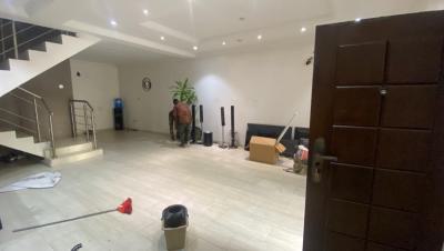 Serviced Very Massive Luxury 4 Bedroom Terrace Duplex with Bq, Osapa, Lekki, Lagos, Terraced Duplex for Rent