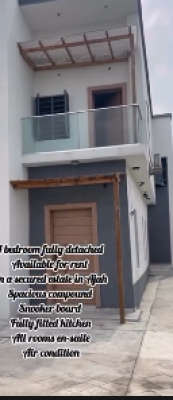 4 Bedroom Fully Detached Duplex, Ajah, Lagos, Detached Duplex for Rent