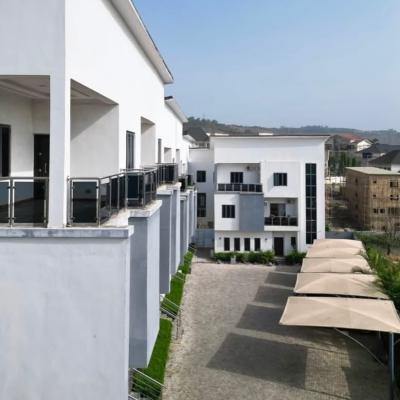 Newly Constructed 4-bedroom Terrace Duplex with Boys Quarters, Guzape District, Abuja, Terraced Duplex for Sale