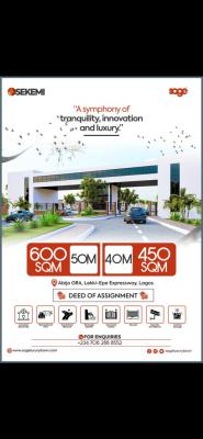 600sqm & 450sqm, Sage Luxury Town, Abijo, Lekki, Lagos, Residential Land for Sale