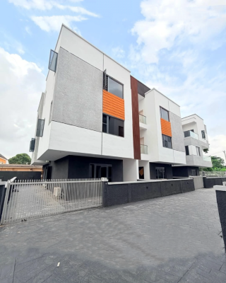 Luxurious 4 Bedroom Duplex with Large Personal Compound, Adeniyi Jones, Ikeja Gra, Ikeja, Lagos, Semi-detached Duplex for Sale
