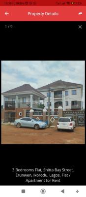 Three (3) Bedroom Flat, Erunwen, Ikorodu, Lagos, Flat / Apartment for Rent