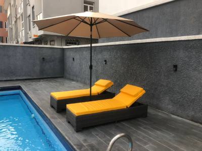 Furnished 4 Bedroom Terraced with a Pool and a Gym, Ikate Lekki Lagos, Ikate, Lekki, Lagos, Terraced Duplex for Rent