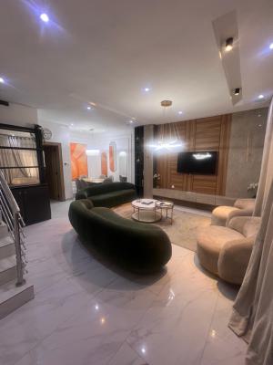 Fully Furnished 4 Bedroom Terrace Duplex with Bq Available, Ikate, Lekki, Lagos, Terraced Duplex for Rent