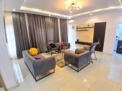 Ultra Modern Full Furnished  3-bedroom Apartment with Bq and Solar Inv, Igbo Efon, Lekki, Lagos, Flat / Apartment for Rent