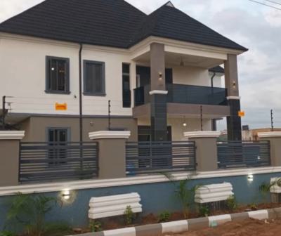 5bedroom Fully Detached Duplex with a Bq and Gate House, Very Nice Neighbourhood Tared Road, Life Camp, Abuja, Detached Duplex for Sale