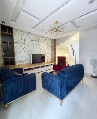 Furnished 5bedroom Semi Detached House with a Room Bq., Ikate, Lekki, Lagos, Semi-detached Duplex for Rent