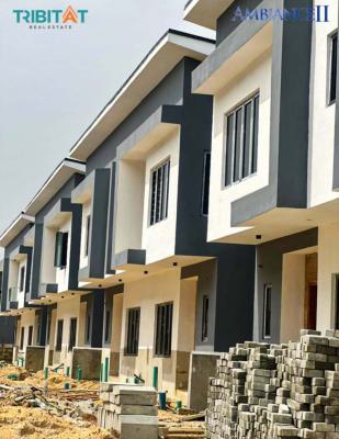 3 Bedroom Luxury Terrace Duplex with Bq, Ambiance 2 with  C of O, Located at Cannaan Estate By Lbs, Sangotedo, Ajah, Lagos, Terraced Duplex for Sale