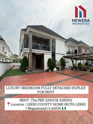 Luxury 5bedroom Fully Detached Duplex, Lekki County Home Ikota Lekki ( Megamound ) Lagos 🇳🇬, Lekki, Lagos, Detached Duplex for Rent