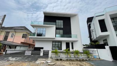 Luxury 5 Bedroom Fully Detached House with a Bq, Chevron, Lekki, Lagos, Detached Duplex for Sale