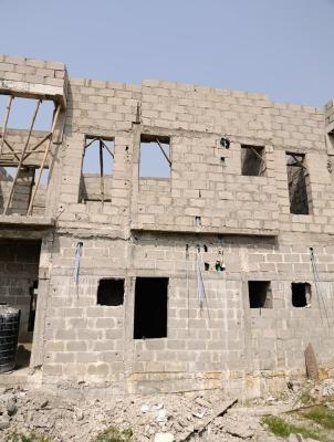 Carcass Duplex on 450 Sqm Plot, Beachwood Estate Sapati, Ibeju Lekki, Lagos, Detached Duplex for Sale