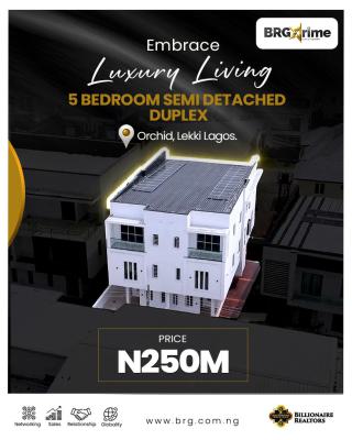 Tastefully Finished Luxury 5-bedroom Semi-detached Duplex, Orchid Road, Lekki, Lagos, Semi-detached Duplex for Sale