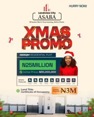 Land with Certificate of Occupancy, Landview City Estate Along Asaba-benin Expressway, Asaba, Delta, Residential Land for Sale