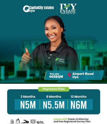 Residential Land, Ekpene Ukim, Uruan Lga, Off Airport Road, Uyo, Akwa Ibom, Residential Land for Sale