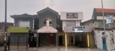 Well Built Commercial Building on 1,022sqm, Egbeda Road,  Egbeda Bus Stop,, Akowonjo, Alimosho, Lagos, Commercial Property for Sale