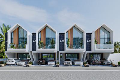 Luxury 3 Bedroom Terrace Duplex with Studio Apartment Bq, Atican Beachview Estate, Ajah, Lagos, Terraced Duplex for Sale