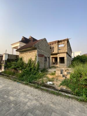 4bedroom Carcass on Half Plot, Peninsula Gardens Estate, Sangotedo, Ajah, Lagos, Detached Duplex for Sale