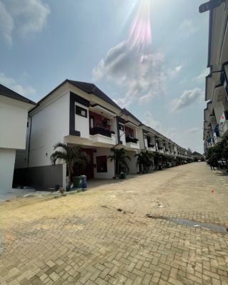 Serviced 4 Bedroom Terrace in a Secured Estate, Ikota, Lekki, Lagos, Terraced Duplex for Rent