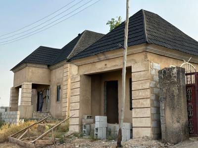 New Built 3 Bedroom Bungalow with a Shop, Kuchiako Extension, Kuje, Abuja, Detached Bungalow for Sale