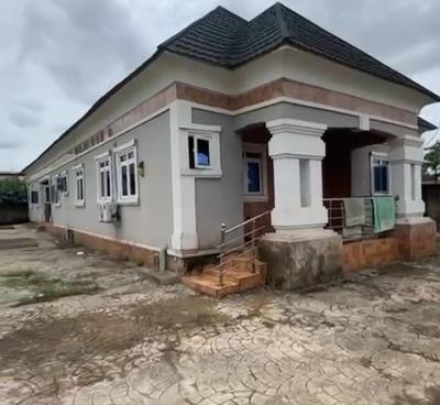 2flats of 3bedrooms Each on a 100ft By 200ft Land, Obeh Community, Sapele Road, Benin, Oredo, Edo, Detached Bungalow for Sale