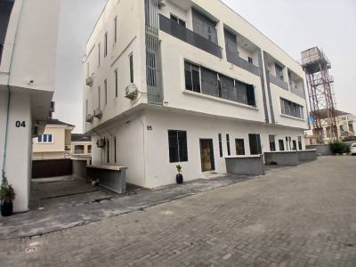 Furnished 4 Bedroom Terrace House with 1-room Domestic Staff Quarters, Lara Ademola Street, Agungi, Lekki, Lagos, Terraced Duplex for Rent