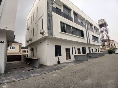 Furnished 4 Bedroom Terrace House with 1-room Domestic Staff Quarters, Lara Ademola Street, Agungi, Lekki, Lagos, Terraced Duplex for Rent