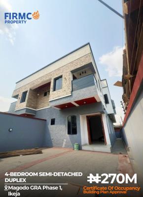 Exquisitely Crafted 4 Bedrooms Semi-detached Duplex, Gra Phase 1, Magodo, Lagos, Semi-detached Duplex for Sale