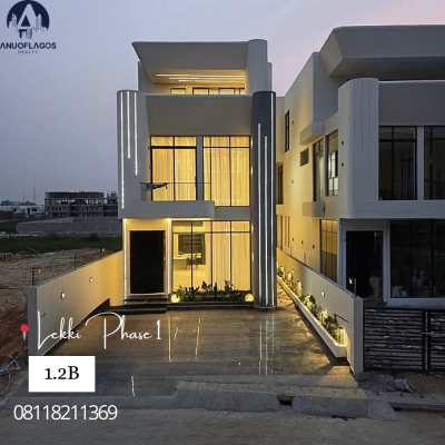 Magnificent 5 Beds with a Private Pool,gym & Cinema, Lekki Phase 1, Lekki, Lagos, Detached Duplex for Sale