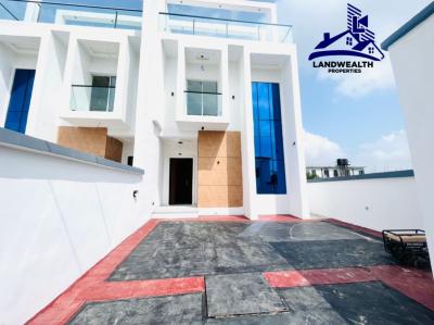 Luxury 2 Floors 5 Bedroom Detached Rooftop Duplex with Bq, Sangotedo, Ajah, Lagos, Semi-detached Duplex for Sale