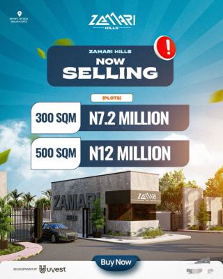 Affordable Plots of Residential Estate Land, Zamari Hills Estate, Mowe Ofada, Ogun, Residential Land for Sale