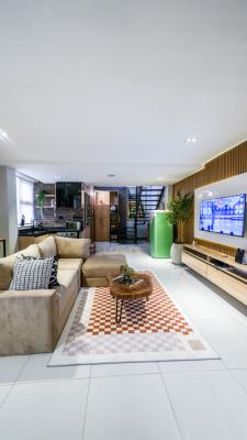 Fully Furnished One Bedroom Loft, Admiralty Way, Lekki Phase 1, Lekki, Lagos, Terraced Duplex for Rent