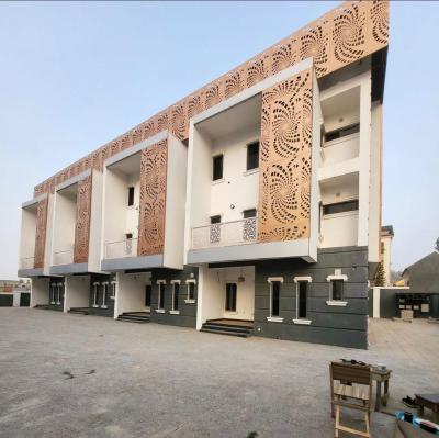 Luxury 4 Bedroom Terrace Duplex with Bq, Guzape District, Abuja, Terraced Duplex for Sale