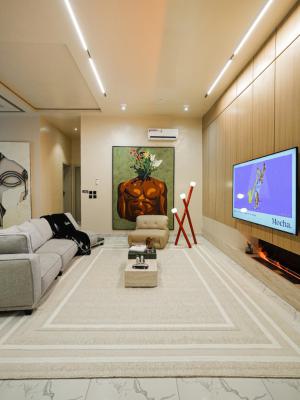 Luxury 2 Bedrooms Apartment with Ps5, Swimming Pool & Elevator, Brown Stone Estate, Ikate, Lekki, Lagos, Flat / Apartment Short Let