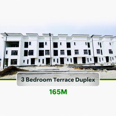 3 Bedroom Terrace Duplex House, Galilee Estate, Port Harcourt, Rivers, House for Sale