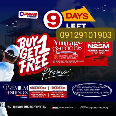 Buy One Plot and Get One Plot Free in Ibeju Lekki, By Lakowe Golf Course, Ibeju Lekki, Lagos, Mixed-use Land for Sale