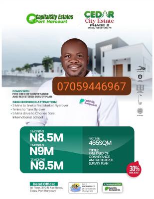 Plots of Affordable Lands in  Portharcourt, Eneka Igbo Etche Road, Etche, Rivers, Mixed-use Land for Sale