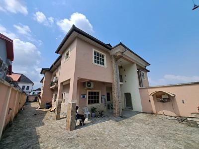 2 Wings of 4 Bedroom Semi Detached House with 1 Room Bq Each, Opp. Kwawe Mall, Atlantic Layout Estate, General Paint,, Ajah, Lagos, Semi-detached Duplex for Sale