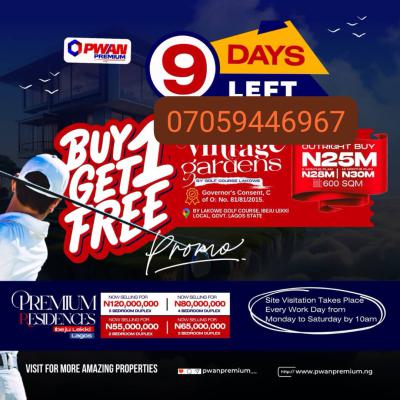 Plots of Affordable Land, By Lakowe Golf Course, Ibeju Lekki, Lagos, Mixed-use Land for Sale