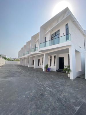 Brand New 4 Bedroom Terrace Duplex with a Bq in Secure Estate, Mobil Road, Lekki Scheme 2, Ajah, Lagos, Terraced Duplex for Sale