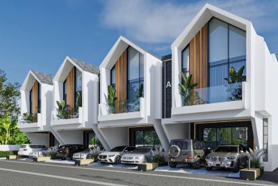 State of The Art 3 Bedroom Terrace Duplex with Studio Apartment, Own a Solar Powered Home + Studio, Enjoy Lifetime Atican Beach Access, Lekki, Lagos, Terraced Duplex for Sale