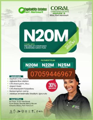 Plots of Luxury Land, Aluu, Close to The International Airport, Ikwerre, Rivers, Mixed-use Land for Sale